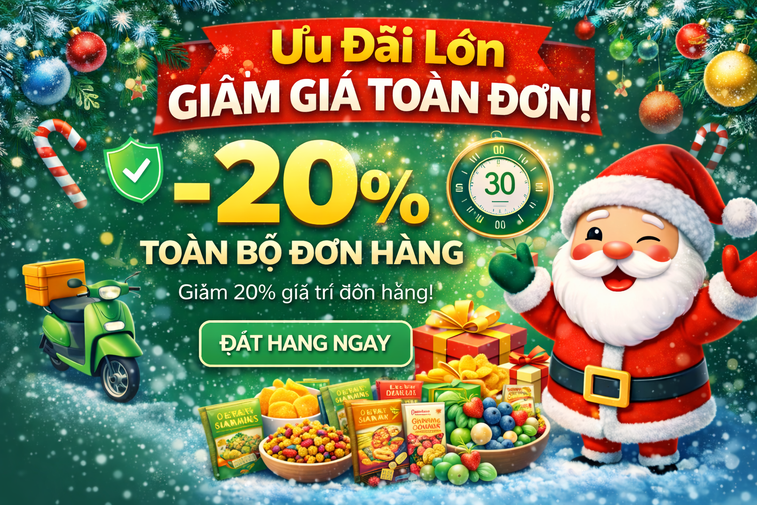 Giảm giá toàn đơn